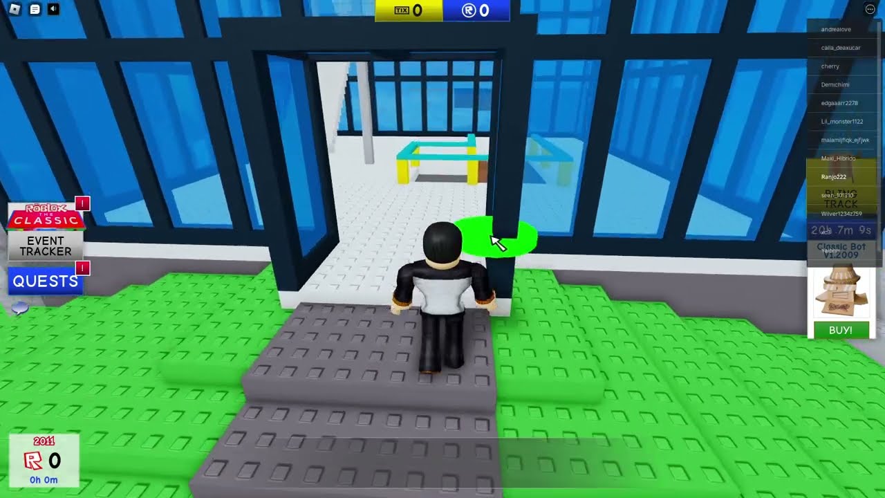 Gameplay de Roblox durante um evento